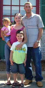 Sgt.Thomas Lee Latham and family/ photo courtesy of the Latham family