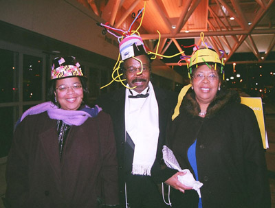 The Jones family with hats