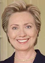 New York Senator Hillary Clinton