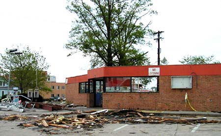 A local convenience store and gas station on Charles Street