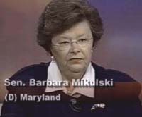 U.S. Sen. Barbara Mikulski