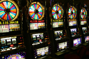 Slot machines in Las Vegas/ photo courtesy of Wikipedia
