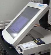 Touch-screen voting machine